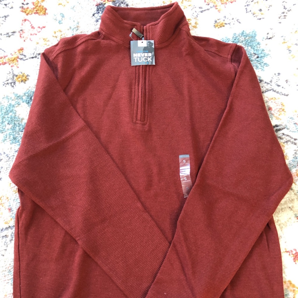 Van Heusen Never Tuck classic fit sweater